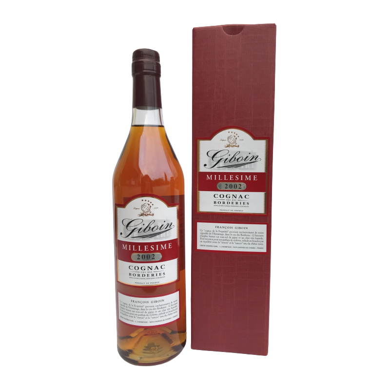 Vintage 2002 Borderies Cognac Giboin Vintage 2002 Borderies Cognac Giboin