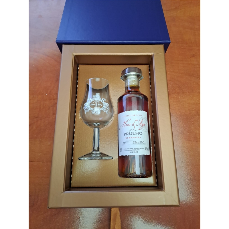 Coffret Hors-d'Age Réserve Familiale Borderies édition limitée Cognac Prulho