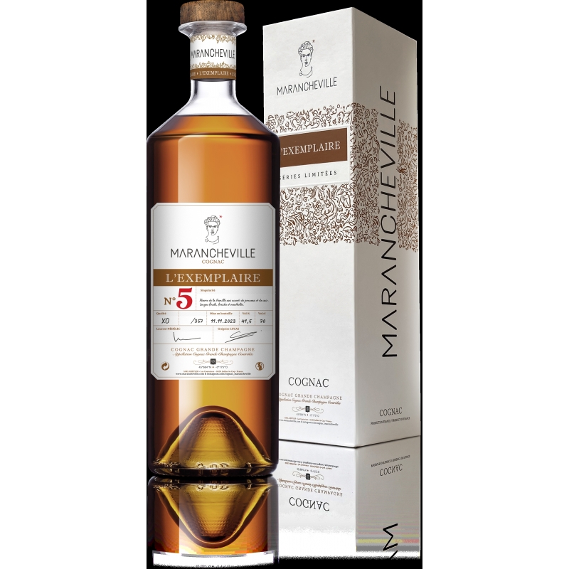 L'Exemplaire N°5 XO Grande Champagne Cognac Marancheville série limitée L'Exemplaire N°5 XO Grande Champagne Cognac Marancheville série limitée