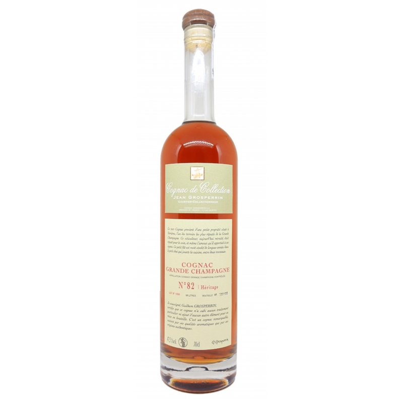 Héritage N°82 Grande Champagne Cognac Grosperrin édition limitée Héritage N°82 Grande Champagne Cognac Grosperrin édition limitée