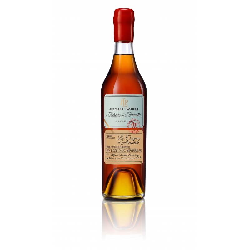 Le Cognac d'Annick L.92 Grande Champagne Trésors de famille Jean-Luc Pasquet série limitée