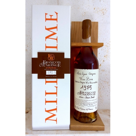 1975 vintage Fins Bois limited edition François de Marange Cognac