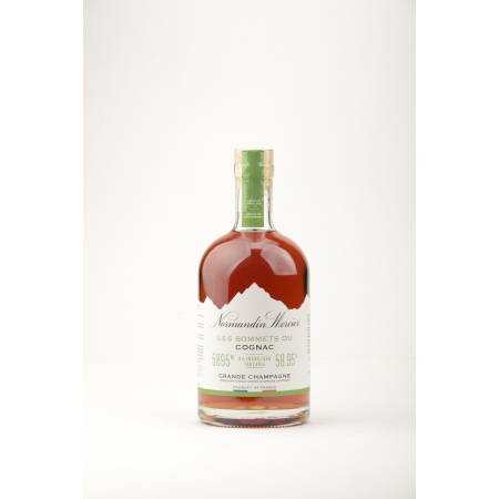 Cuvée des sommets Kilimandjaro brut de fût Grande Champagne Cognac Normandin Mercier édition limitée